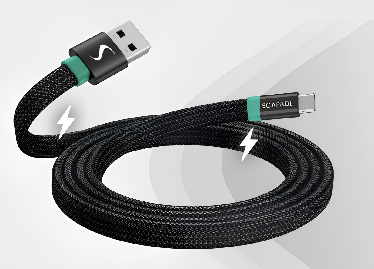 MagLink Magnetic Flat USB-C Cables (2M, USB-C to USB-A)