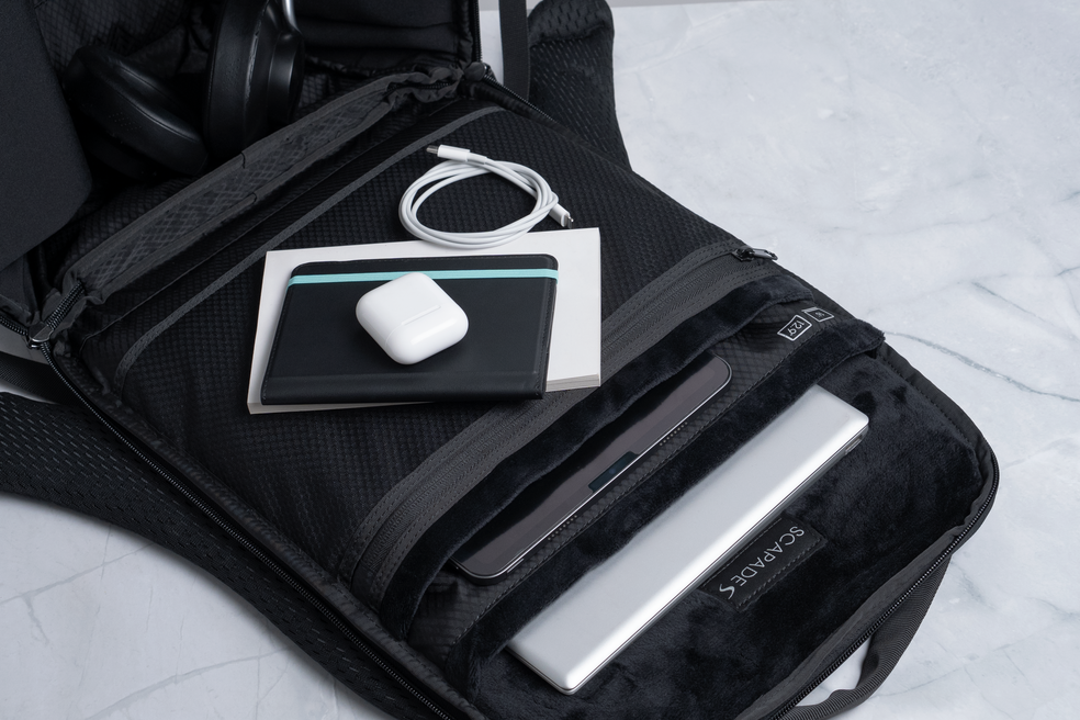 Scapade AirPack – Travel Backpack Compatible with Apple Find My™️ & TSA Lock Secondary image