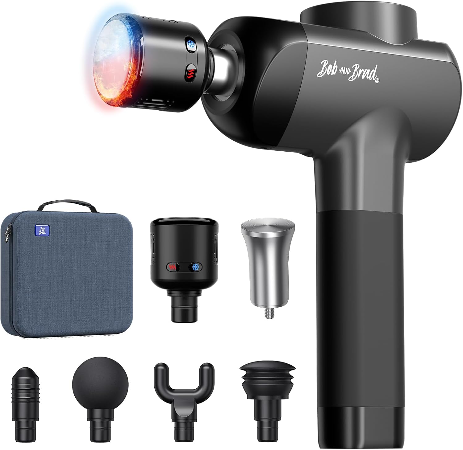 Bob and Brad X6 Pro Max Massage Gun Deep Tissue 11Mm Amplitude With 6 Heads Main image