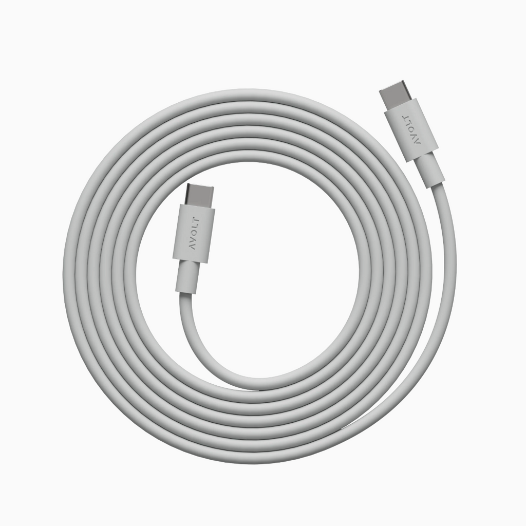 AVOLT Cable 1 USB-C to USB-C - Gotland Grey