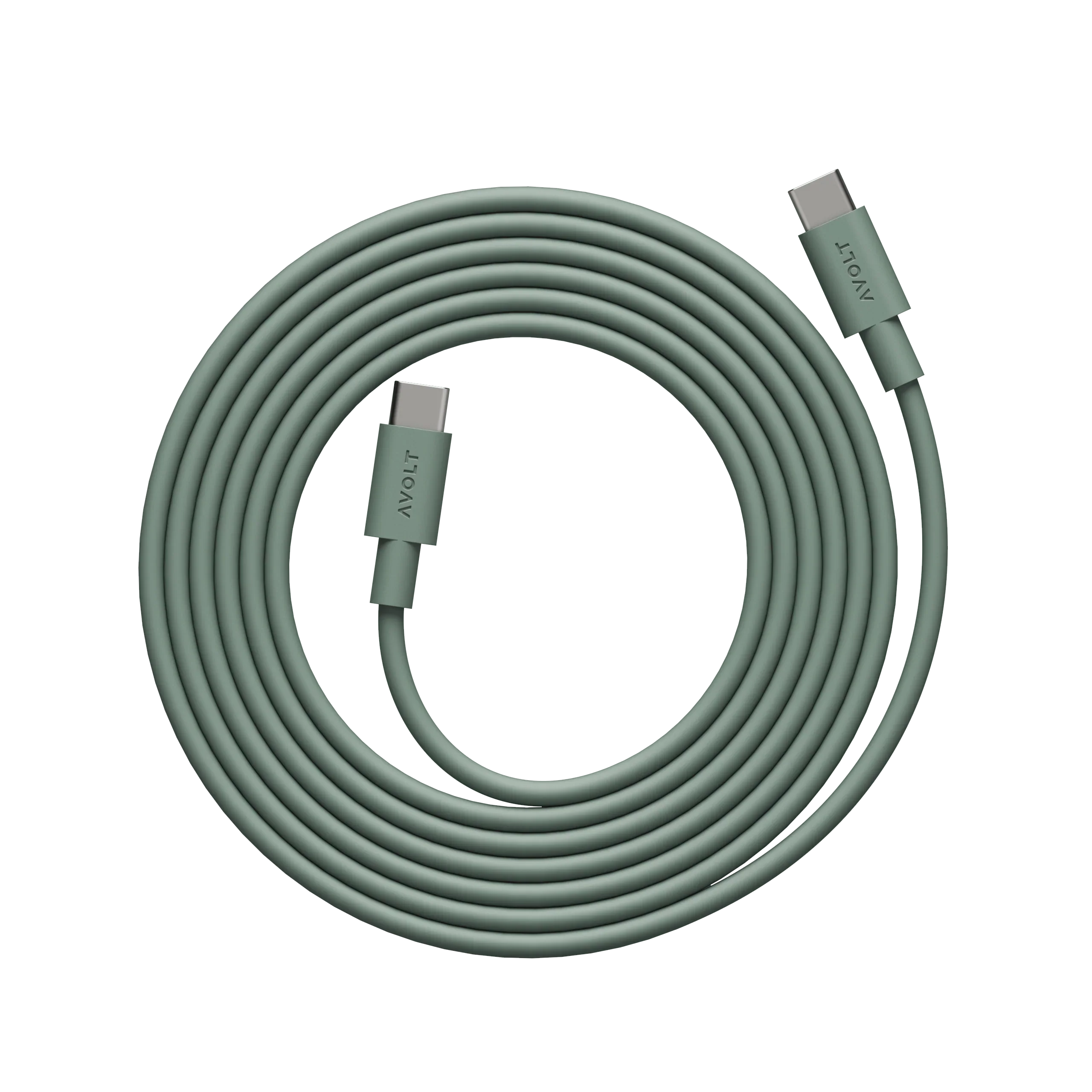 AVOLT Cable 1 USB-C to USB-C - Oak Green