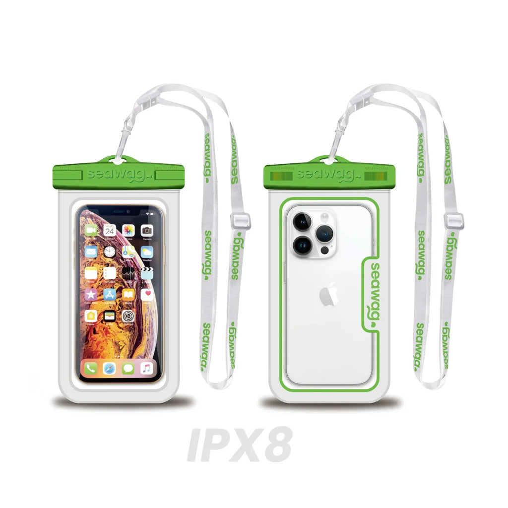 Seawag Waterproof Protective Phone Case - Green & White
