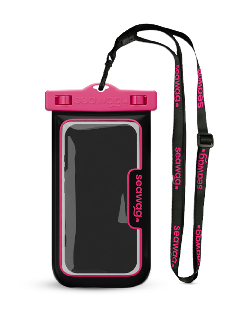 Seawag Waterproof Protective Phone Case - Pink & Black