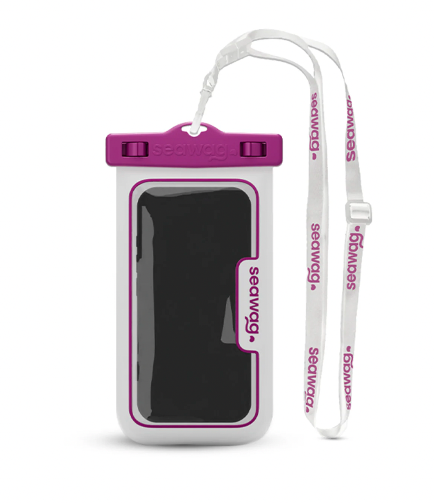 Seawag Waterproof Protective Phone Case - Purple & White